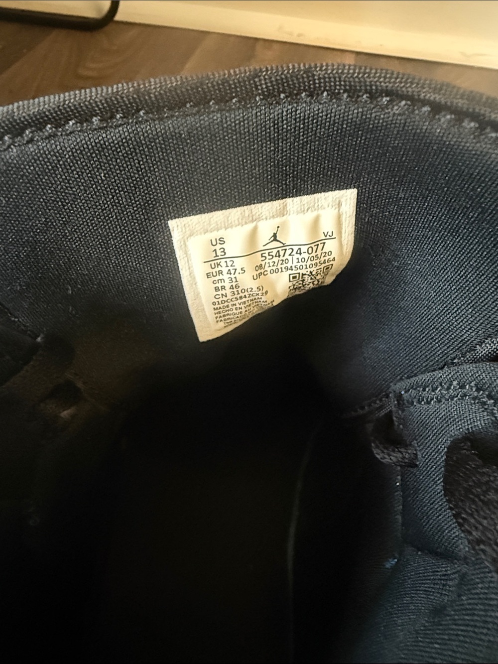 Nike Air Jordan 1 Mid - Black & Royal Blue - Picture 7 of 7